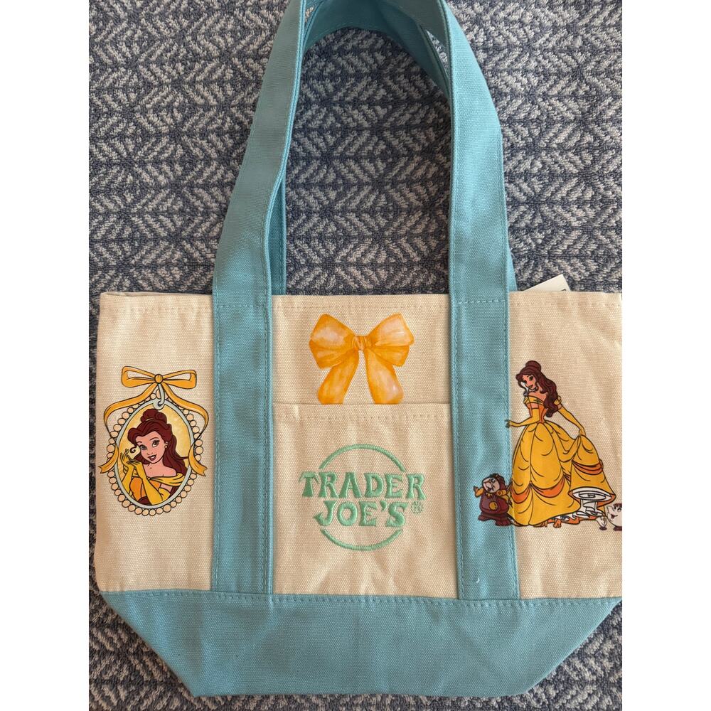 Disney Belle and Friends Custom Made Trader Joes Mini Tote One of a Kind